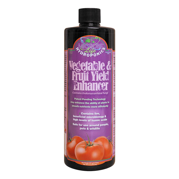 Microbe Life Hydroponics Vegetable & Fruit Yield Enhancer, 32 oz.