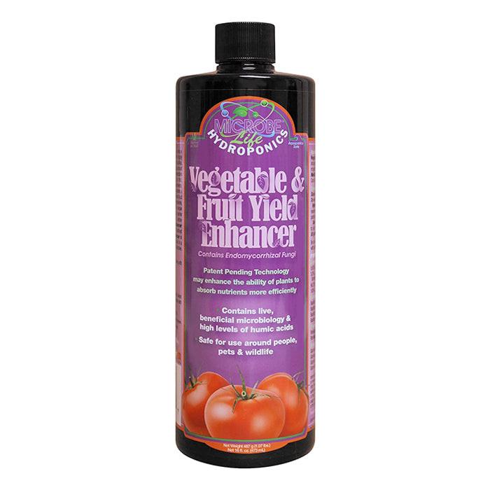 Microbe Life Hydroponics Vegetable & Fruit Yield Enhancer, 32 oz.