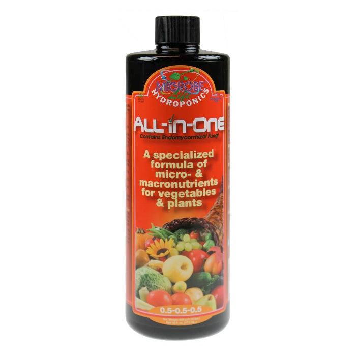 Microbe Life Hydroponics All-In-One Macro And Micro Nutrient Formula, 32 oz.