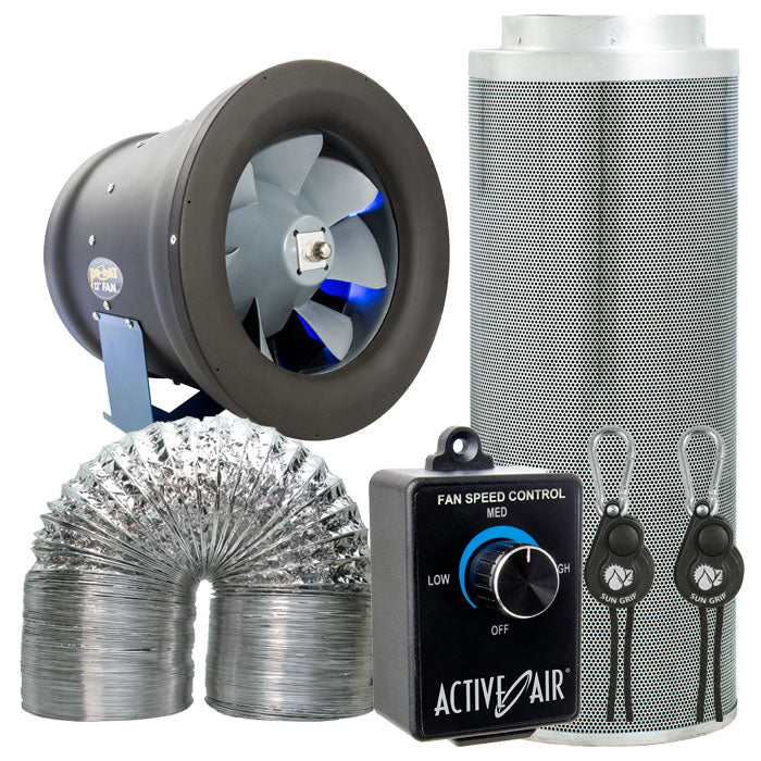 Phat Filters 12" Carbon Filter Fan Exhaust Kit