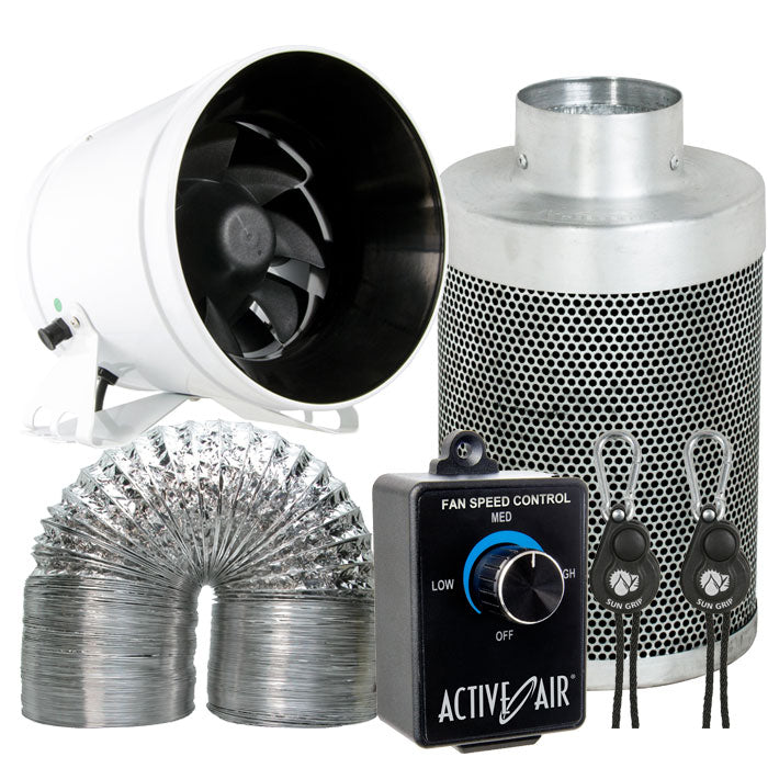 Phat Filters 4" Carbon Filter Fan Exhaust Kit