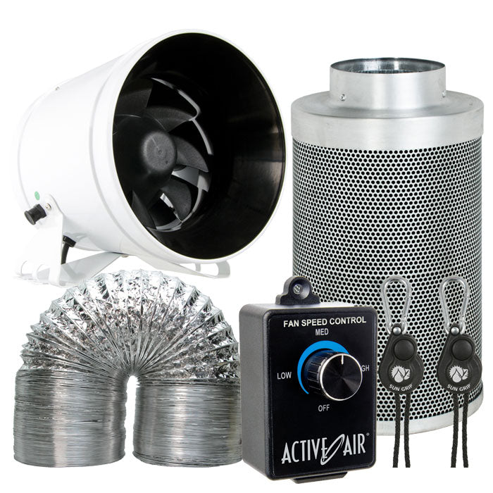 Phat Filters 6" Carbon Filter Fan Exhaust Kit