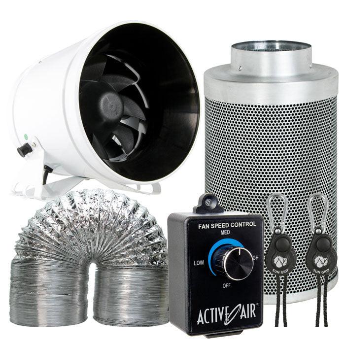 Phat Filters 6" Carbon Filter Fan Exhaust Kit