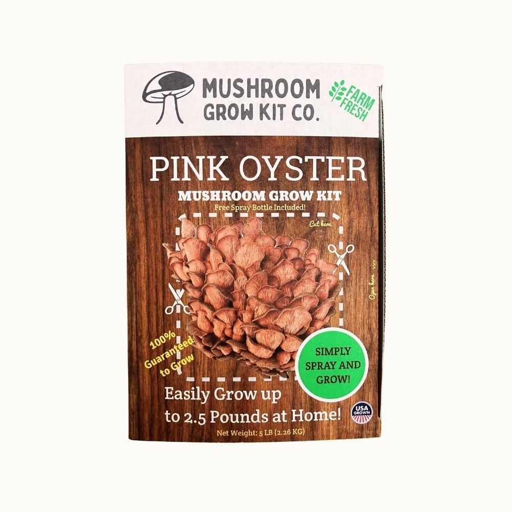 Pink Oyster Mushroom Growing Kit - 5 LBS Spray and Grow.