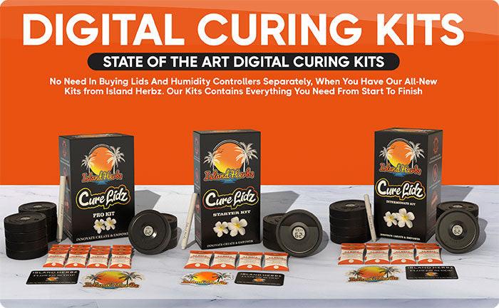 Island Herbz Canna Cure Starter Kit, 4 Lids