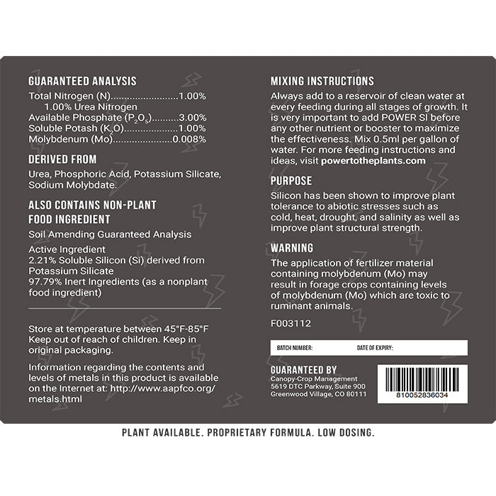 Power Si Potassium Silicate, 500 ml