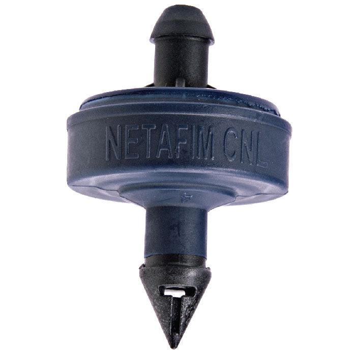 Netafim Self Piercing Pressure Compensating Emitters with Internal Check Valve, Blue, 0.5 GPH - Pack of 250
