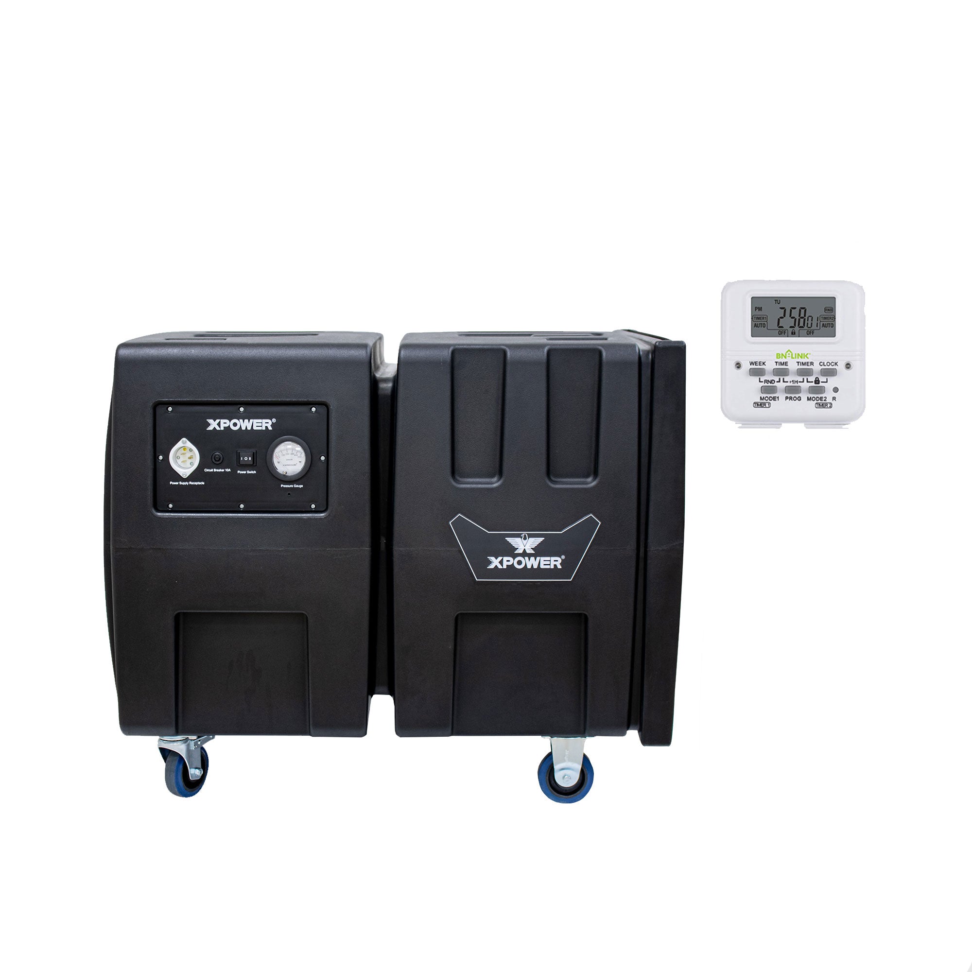 XPOWER Everest Programmable Sanitizing System, 2000 CFM HEPA Air Purifier + Digital Timer