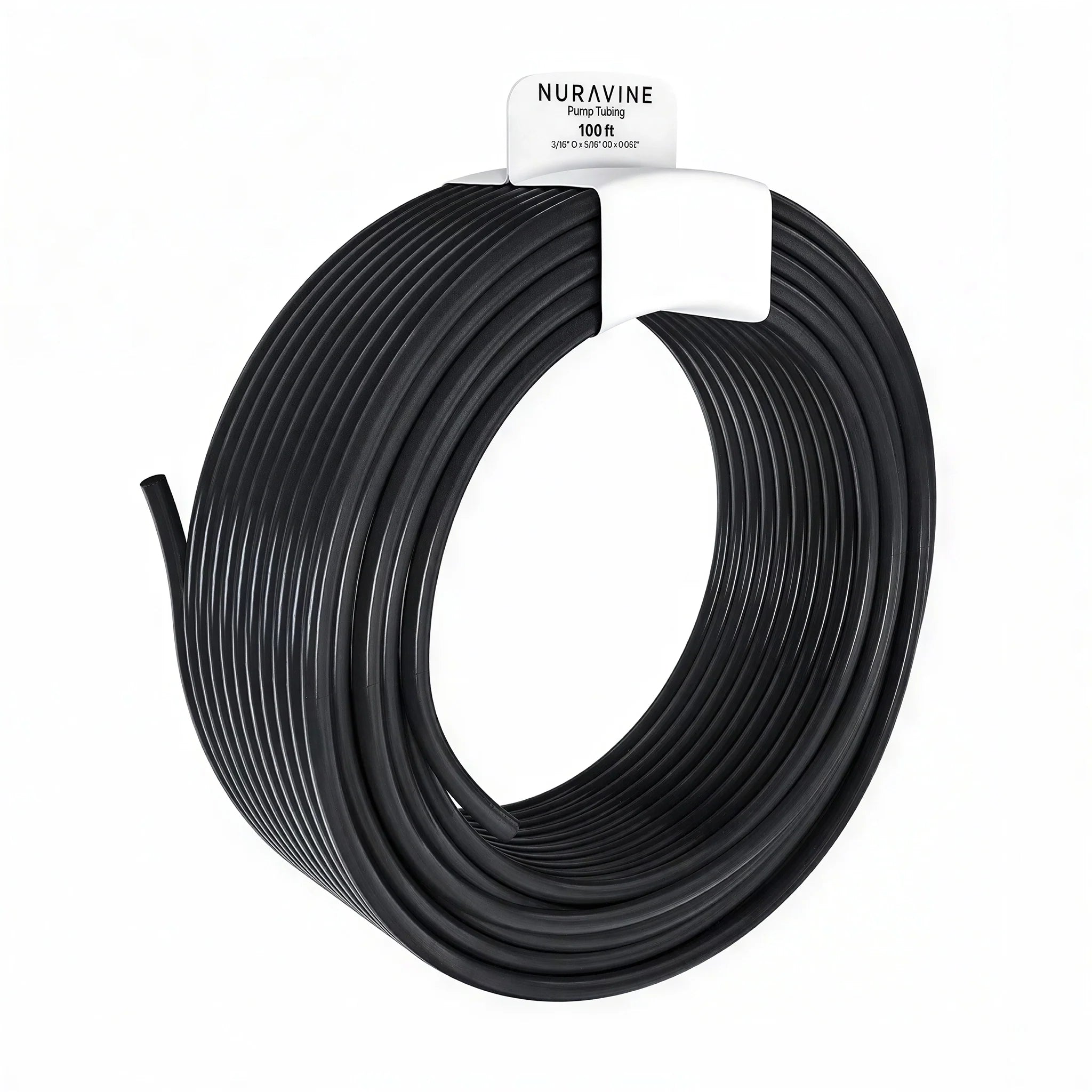 Nuravine Black Polyethylene Tubing, 1/4 Inch