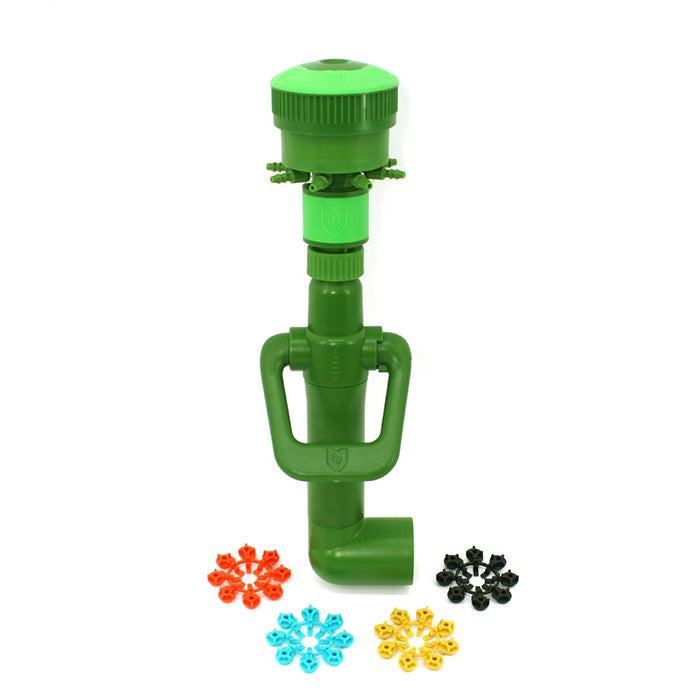 FloraFlex Quick Disconnect Pipe System Multi Flow Bubbler Elbow, 3/4 Inch