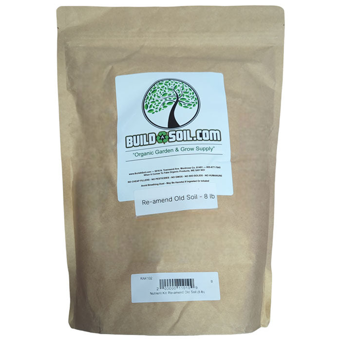 BuildASoil Re-Amend Old Soil Nutrient Kit, 8 lb.