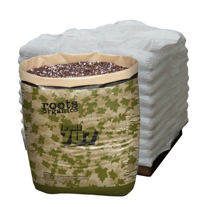 Roots Organics Formula 707 Growing Mix, 3 Gallon Grow-In Bag - Pallet of 250 Bags