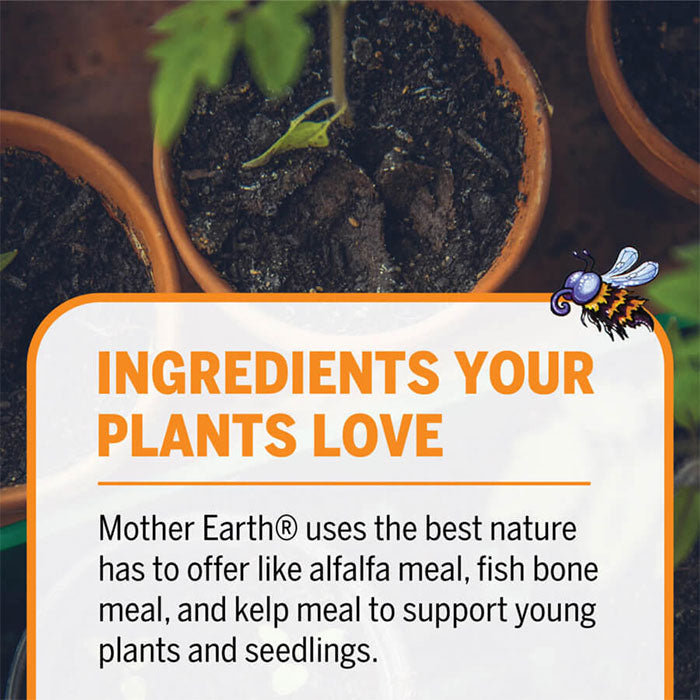 Mother Earth Root Down Plant Starter Mix 3-6-3, 4.4 lbs. - Pack of 6