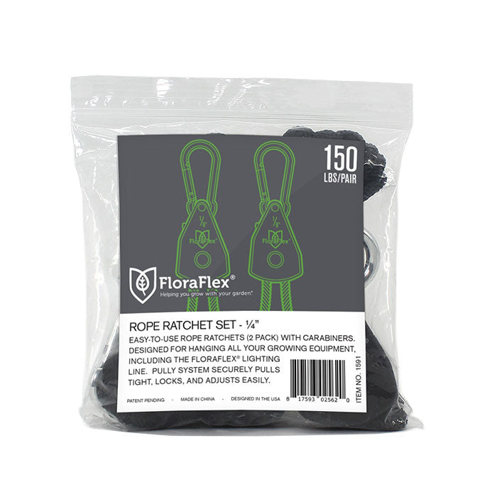FloraFlex Rope Ratchet Hangers, Pack of 2