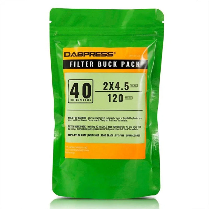 Dabpress 2" x 4.5" Rosin Bag, Pack of 40