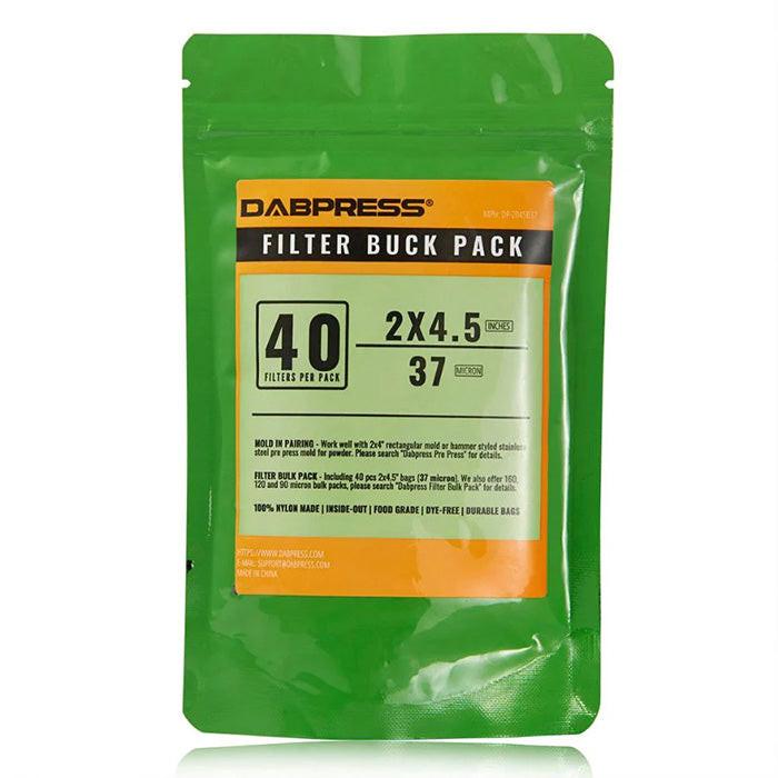 Dabpress 2" x 4.5" Rosin Bag, Pack of 40