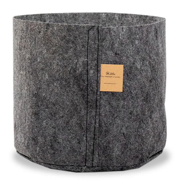 Root Pouch Grey Multi-Use Heavy-Weight Fabric Pot, 5 Gallon