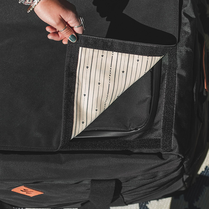 Revelry Supply The Handler Odor Absorbing 27 Gal. Tote Bag - Black