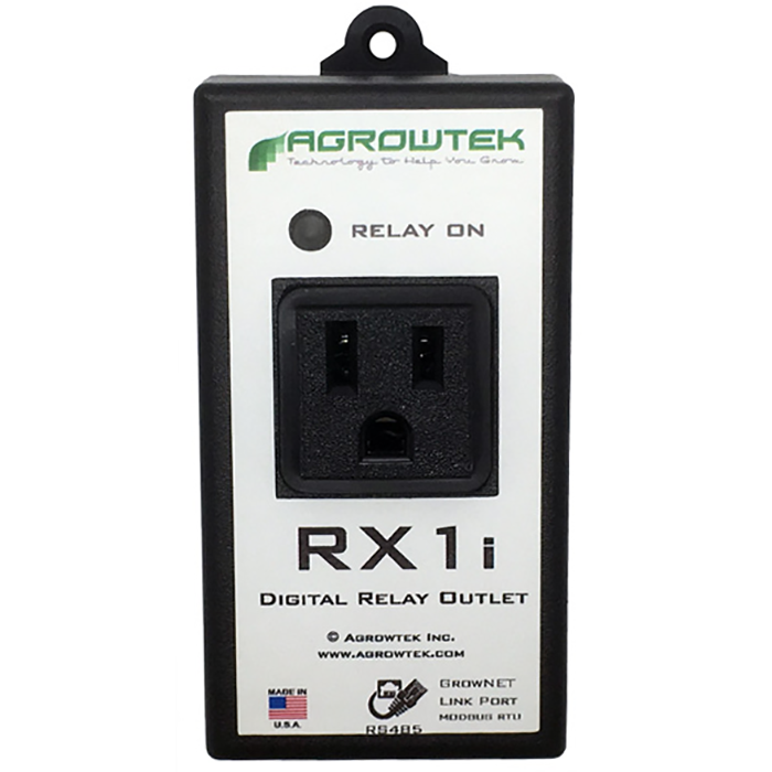 Agrowtek RX1 Digital Intelligent Single Outlet Relay, 120V 12A