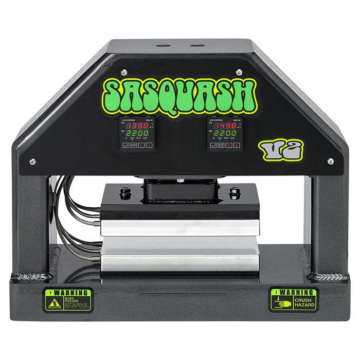Sasquash V2 Rosin Press with Hand Pump Pressure Gauge, 15 Ton