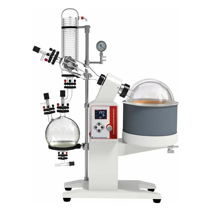 Across International SolventVap 1.3 Gallon/5L Rotary Evaporator with Motorized Lift - UL/CSA Certified, 220 Volt