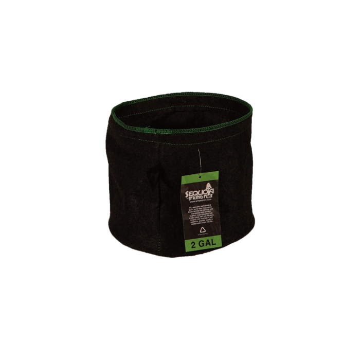 Spring Pot Sequoia 2 Gallon Fabric Pot, Black - Case of 120