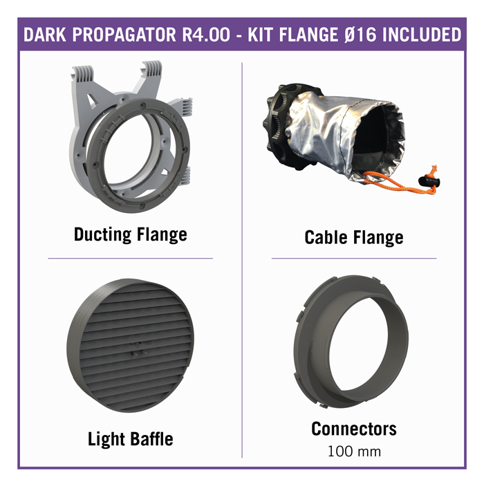 Secret Jardin Dark Propagator 90 V4.0 - 3' x 2' x 3' Grow Tent