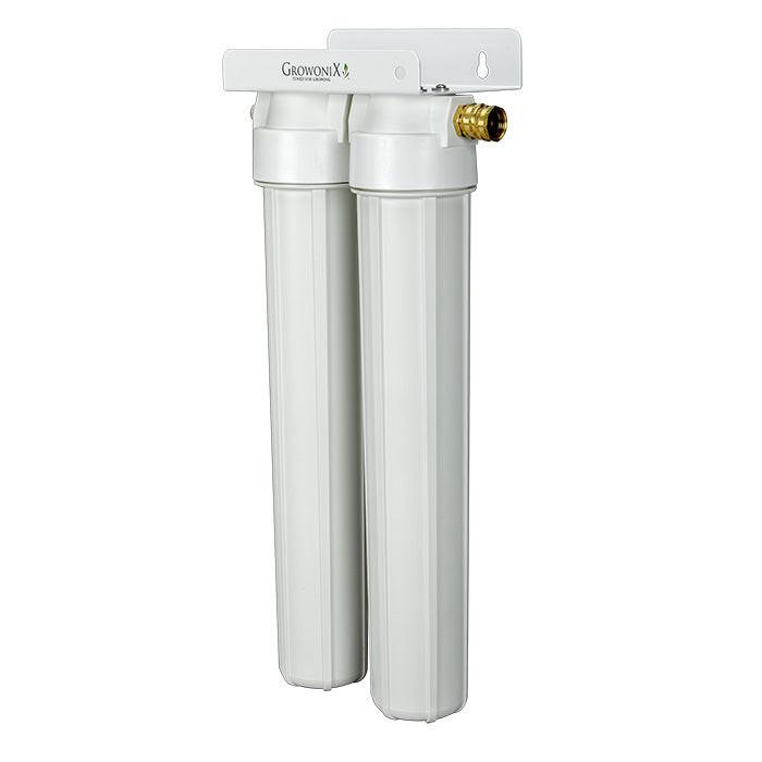 GrowoniX 2800 GPD Slim Scrub Dechlorinator and Sediment Filter System with KDF/CAT Premium Carbon Filter