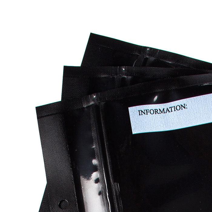 Shield N Seal 1700 Pre-cut Vacuum Seal Bags with Zipper, Black, 5 in. x 8 in., Pack of 50
