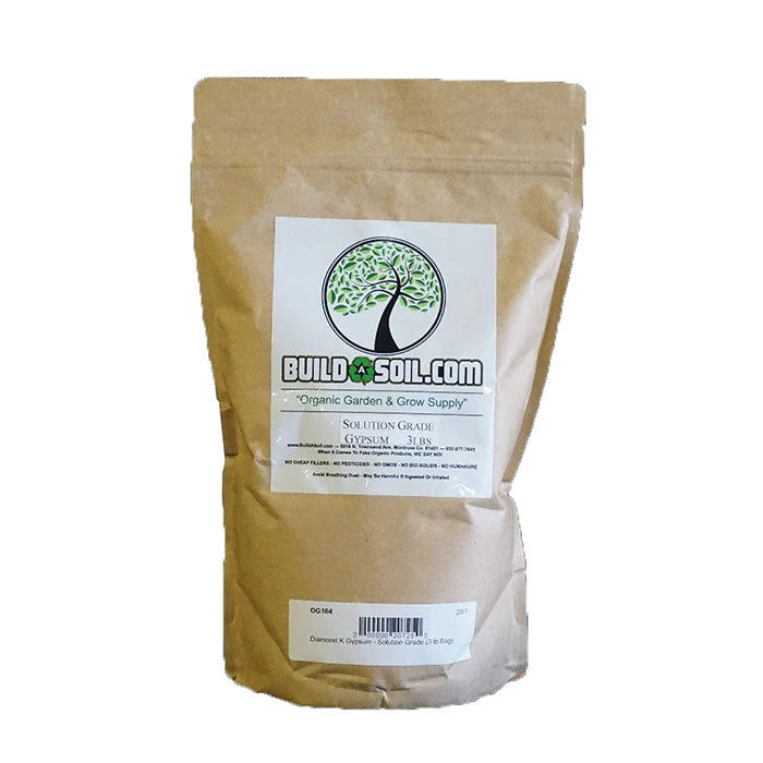 BuildASoil Diamond K Gypsum, 3 lb.