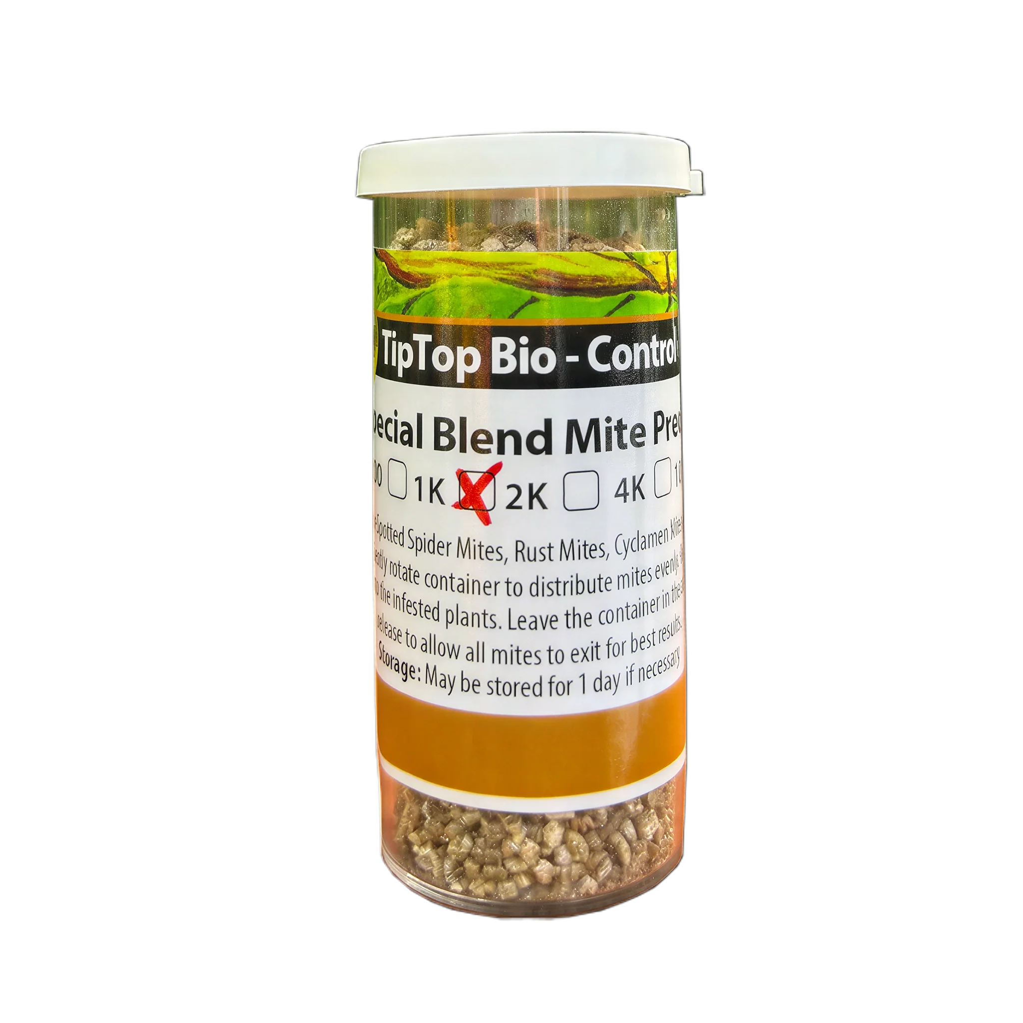 Tip Top Bio-Control Special Blend Mite Predator Beneficial Mite Mix, Vial of 2,000
