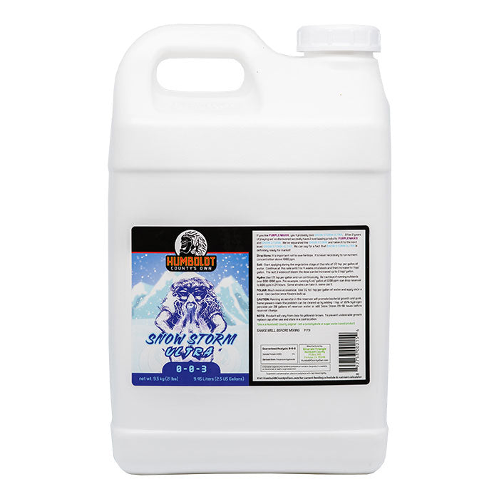 Humboldt County's Own Snow Storm Ultra, 2.5 Gallon
