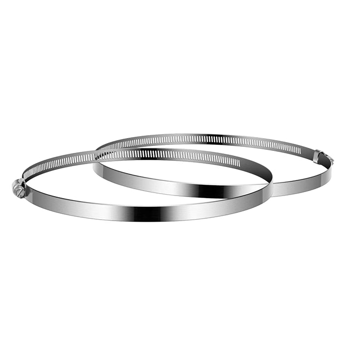 Vivosun Stainless Steel Air Ducting Clamps 12", Pack of 2