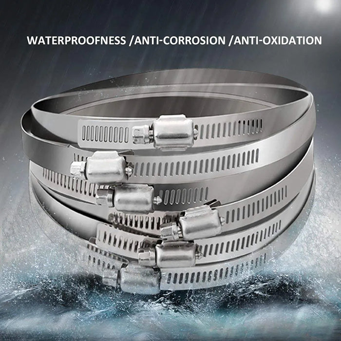 Vivosun Stainless Steel Air Ducting Clamps 12", Pack of 2