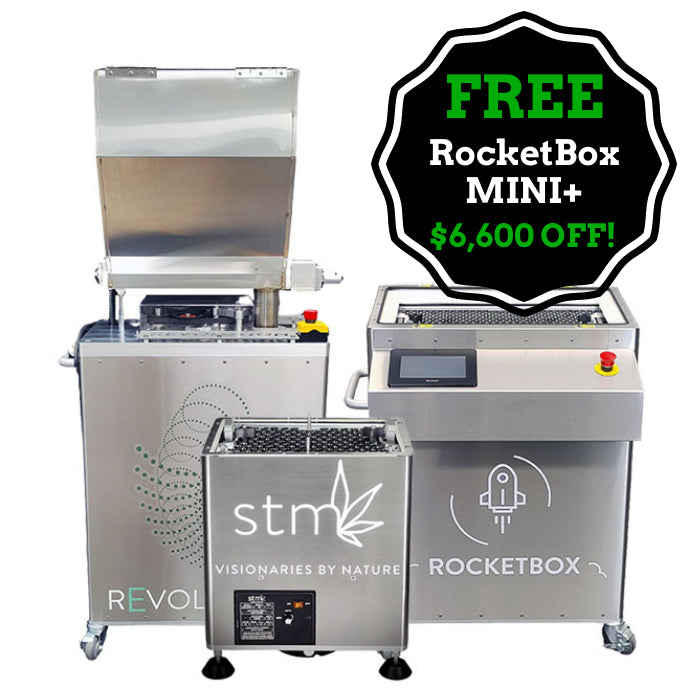 STM Canna Harvest Bundle Package, RocketBox 2.0 + Revolution 2.0 + FREE Mini RB PLUS