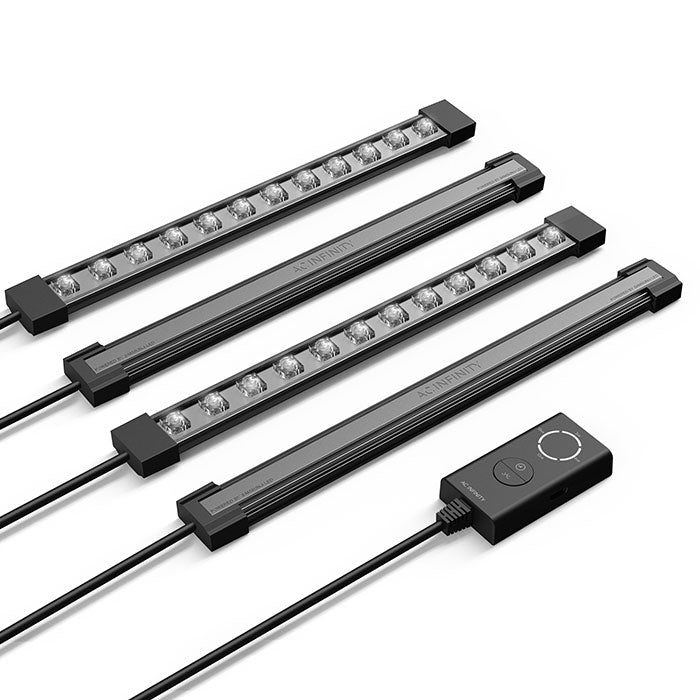AC Infinity IONBEAM S11 Full-Spectrum LED Grow Light Bars, 4-Bar Kit, 11-Inch