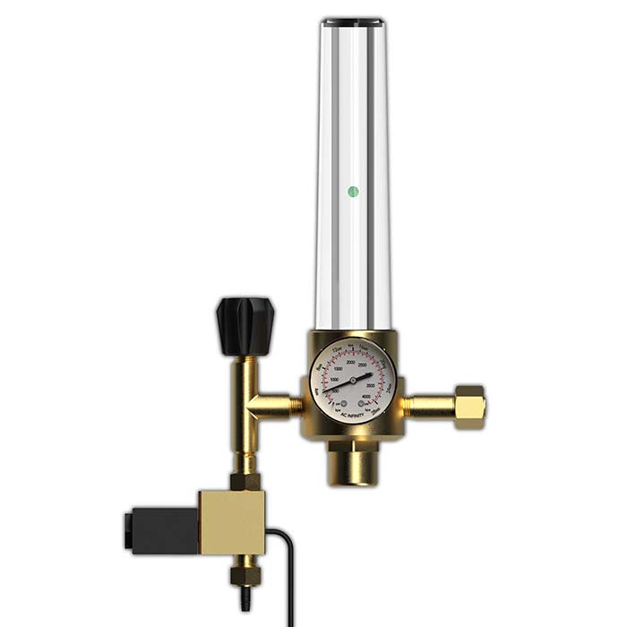 AC Infinity CO2 Regulator & Monitor with Solenoid Valve & Gas Flow Meter