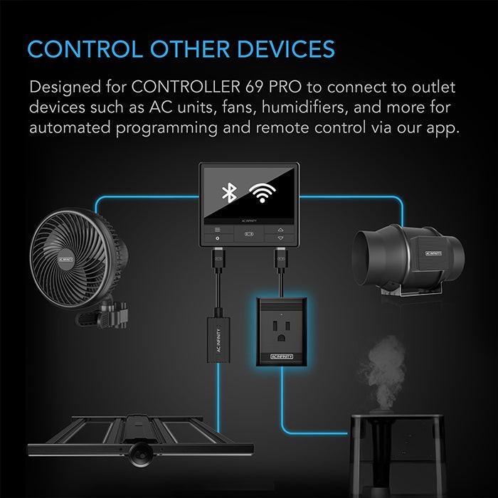 AC Infinity UIS Control Plug for Outlet-Powered Equipment