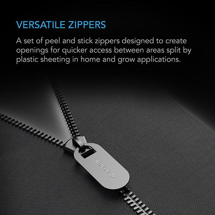 AC Infinity Peel and Stick Zipper, 7 ft. x 3 in., Pack of 1
