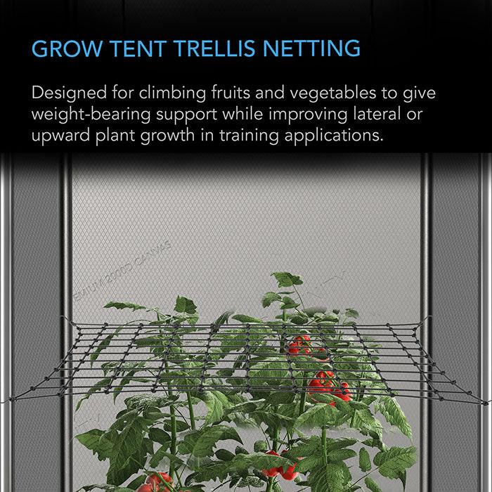 AC Infinity Elastic Grow Tent Trellis Netting, 3' x 3'