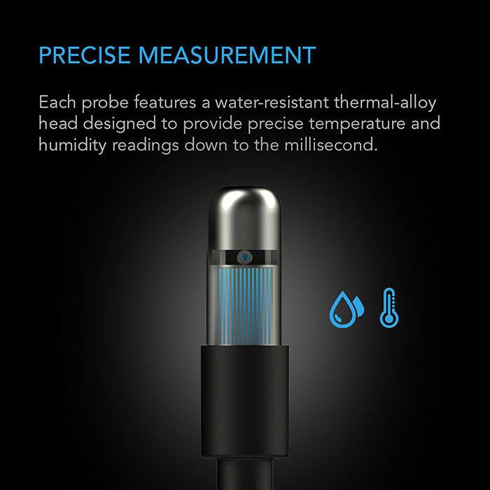 AC Infinity Controller Sensor Probe, 1" Corded Climate Detector