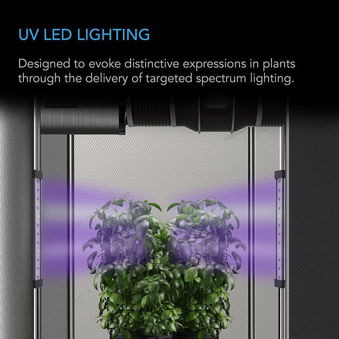 AC Infinity IONBEAM U4 UV-Spectrum LED Grow Light Bars, 4-Bar Kit, 11-Inch