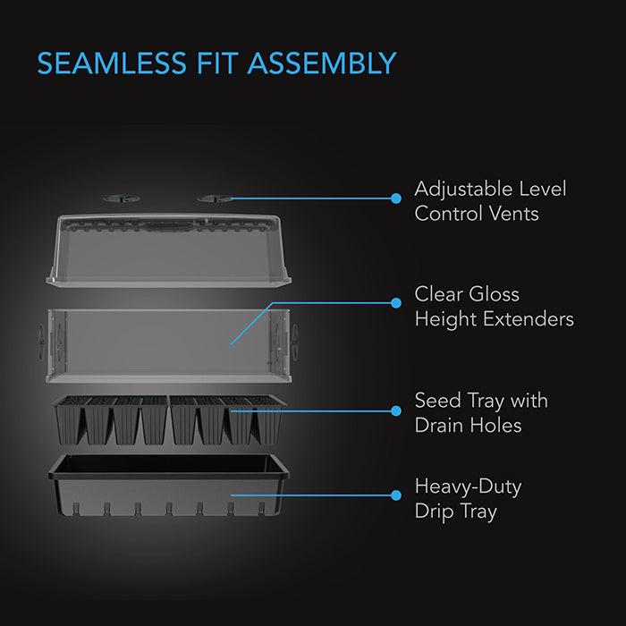 AC Infinity Propagation Kit with Humidity Dome, 5x8 Cell Tray (40 Site)