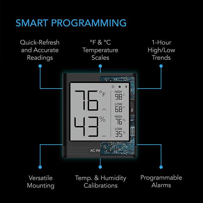 AC Infinity CLOUDCOM Smart Thermo-Hygrometer