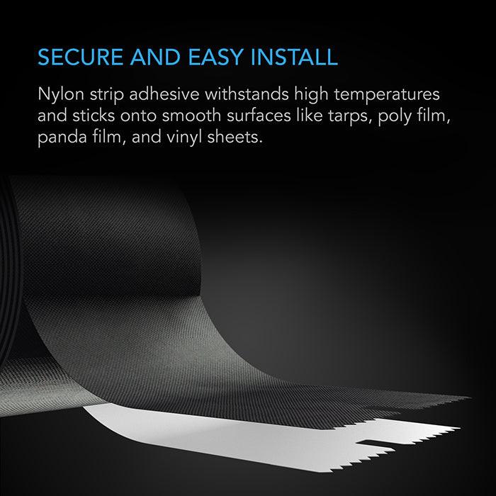 AC Infinity Peel and Stick Zipper, 7 ft. x 3 in., Pack of 2