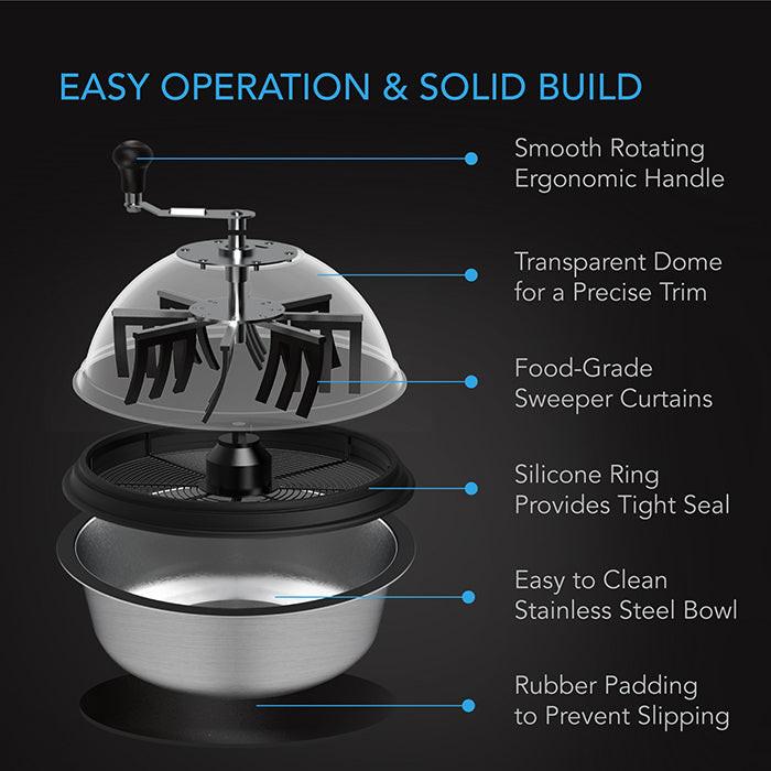 AC Infinity Bud Bowl Trimming Machine, 16 Inch