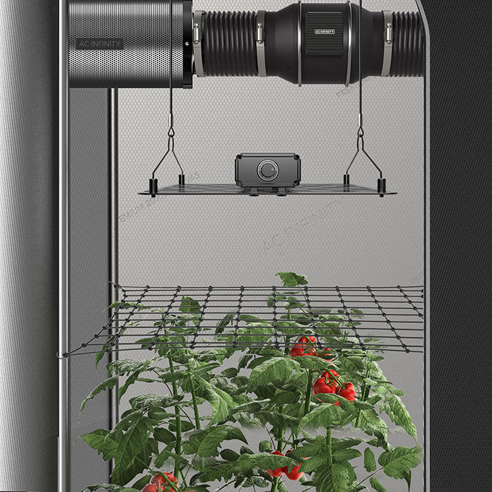 AC Infinity Elastic Grow Tent Trellis Netting, 5' x 5'