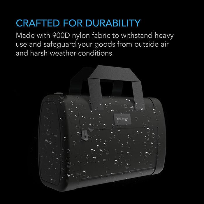 AC Infinity Smell Proof Hand Bag, Black