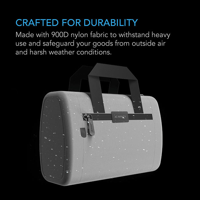 AC Infinity Smell Proof Hand Bag, Gray