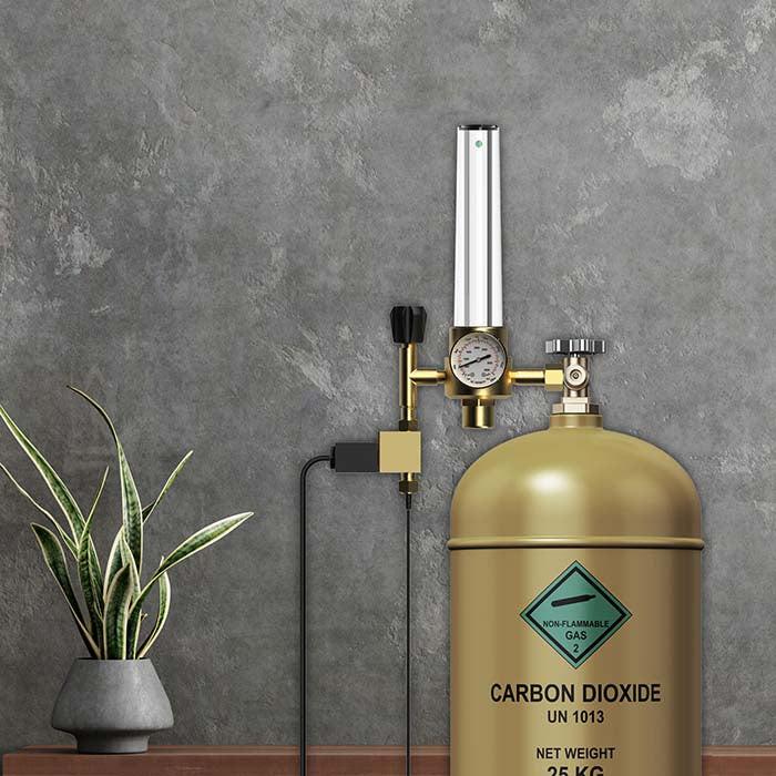 AC Infinity CO2 Regulator & Monitor with Solenoid Valve & Gas Flow Meter